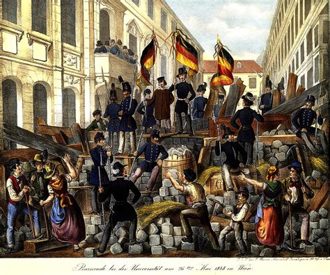 La Revolución de 1848 en Alemania: Un vistazo al impacto de los ideales liberales y nacionalistas bajo el liderazgo de Gottfried Kinkel